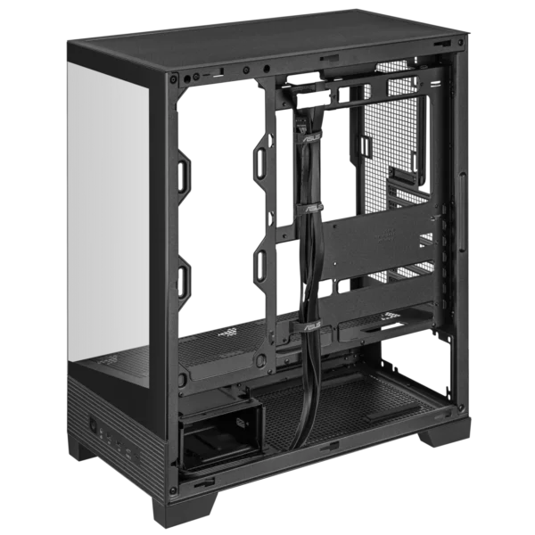 fwebp (5) ASUS A31 ATX Mid Tower Case - Panoramic Tempered Glass, Hidden Connector Support - A31 TG BLACK