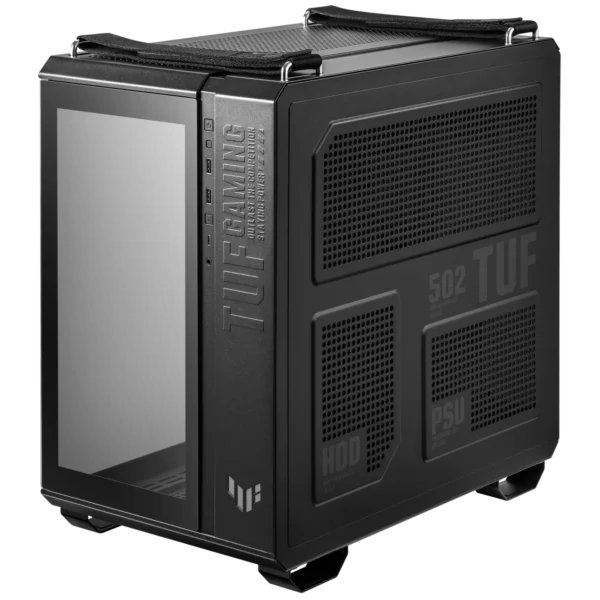 fwebp (6) ASUS TUF Gaming GT502 ATX Mid Tower Case - Dual Chamber, Tempered Glass - GT502 TUF GAMING CASE BLK TG