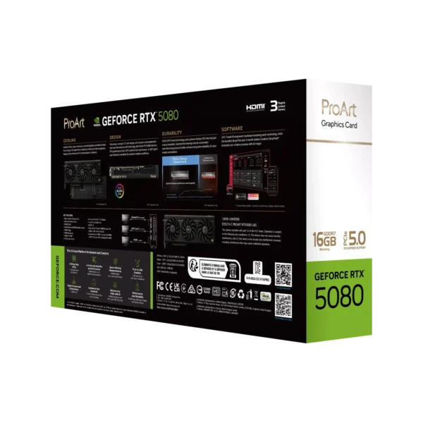 fwebp (7) ASUS ProArt GeForce RTX 5080 16GB GDDR7 256-bit - PROART-RTX5080-16G
