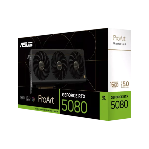 fwebp (9) ASUS ProArt GeForce RTX 5080 16GB GDDR7 256-bit - PROART-RTX5080-16G