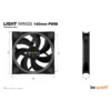 Be Quiet! Light Wings 140mm PWM ARGB High Airflow PC Case Fan - BL074