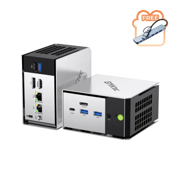 m8 GMKtec NucBox M8 Mini PC - AMD Ryzen 5 PRO 6650H, 16GB LPDDR5, WiFi 6E, Dual 2.5G LAN - GMKtec Nucbox M8