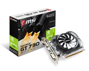 MSI GeForce GT 730 2GB DDR3 Graphics Card - PCI Express 2.0 128-bit - N730-2GD3V3