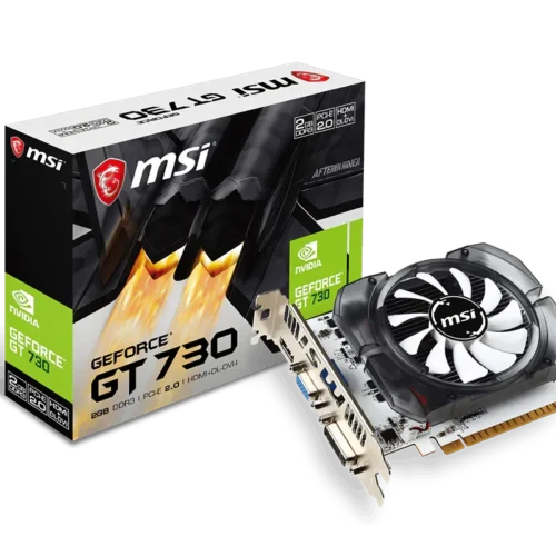 MSI GeForce GT 730 2GB DDR3 Graphics Card - PCI Express 2.0 128-bit - N730-2GD3V3