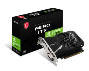 MSI GeForce GT 1030 AERO ITX 4GB DDR4 OC - Low Profile Graphics Card - GT 1030 AERO ITX 4GD4 OC