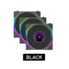 LIAN LI UNI Fan TL Flex LCD 120 Black 3pcs - 120mm PWM ARGB LCD - G9F.12TLLCD1F3B.K0