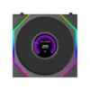 LIAN LI UNI Fan TL Flex LCD 120 Black 3pcs - 120mm PWM ARGB LCD - G9F.12TLLCD1F3B.K0