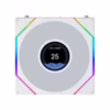 LIAN LI UNI Fan TL Flex LCD 120 White 3pcs - 120mm PWM ARGB LCD - G9F.12TLLCD1F3W.K0