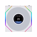 LIAN LI UNI Fan TL Flex LCD 120 White 3pcs - 120mm PWM ARGB LCD - G9F.12TLLCD1F3W.K0