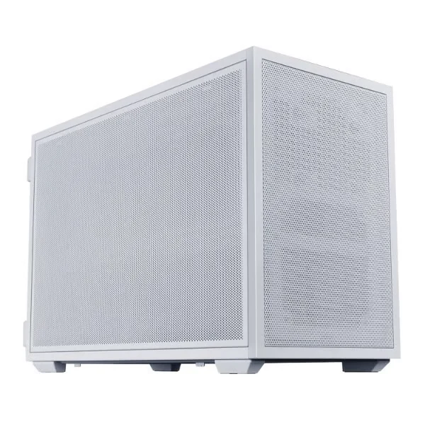 w=600 LIAN LI - B4-mATX Mesh White 21.3L Compact Micro-ATX PC Case - G99.B4W.00