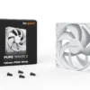 03_Pure_Wings_3_120mm_PWM_White_packshot BE QUIET! Pure Wings 3 120mm PWM White Rifle Bearing 1600RPM Case Fan - BL110