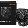 06_Dark_Rock_5 Be Quiet Dark Rock 5 High-End CPU Air Cooler 210W TDP 6 Heat Pipes Silent Wings 4 PWM Fan Black - BK035
