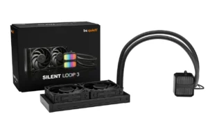 BE QUIET! Silent Loop 3 240mm All-in-One Liquid CPU Cooler with ARGB Lighting and Silent Wings 4 Fans - BW024