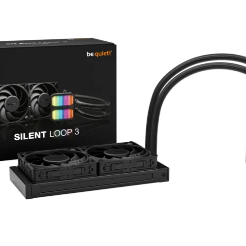 BE QUIET! Silent Loop 3 240mm All-in-One Liquid CPU Cooler with ARGB Lighting and Silent Wings 4 Fans - BW024