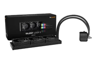 BE QUIET! Silent Loop 3 360mm All-in-One Liquid CPU Cooler with ARGB Lighting and Silent Wings 4 Fans - BW025