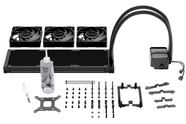07_Silent_Loop_3_360mm BE QUIET! Silent Loop 3 360mm All-in-One Liquid CPU Cooler with ARGB Lighting and Silent Wings 4 Fans - BW025