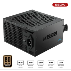 0850082723126 SAMA K850 Black 850W 80 PLUS Bronze ATX 2.52 Non-Modular Power Supply DC-to-DC Fan - K0850-BKBFWA25-US