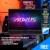 Gigabyte AORUS 16X OLED 240Hz Gaming Laptop Ryzen 9 9955HX3D RTX 5080 32GB RAM 1TB SSD | GS-AORUS-MASTER-16-6YJM5PHE64S