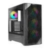 1764665894-DSC01231-1024x1024 SAMA V42 Mid-Tower ATX PC Case Wave Front Panel 4x ARGB PWM Fans Tempered Glass USB-C - V42-BKAMA4X1-GL