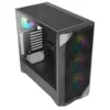 1764665902-DSC01248-1024x1024 SAMA V42 Mid-Tower ATX PC Case Wave Front Panel 4x ARGB PWM Fans Tempered Glass USB-C - V42-BKAMA4X1-GL