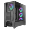 1764665909-DSC01295-1024x1024 SAMA V42 Mid-Tower ATX PC Case Wave Front Panel 4x ARGB PWM Fans Tempered Glass USB-C - V42-BKAMA4X1-GL