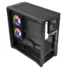 1764665931-DSC01471-1024x1024 SAMA V42 Mid-Tower ATX PC Case Wave Front Panel 4x ARGB PWM Fans Tempered Glass USB-C - V42-BKAMA4X1-GL