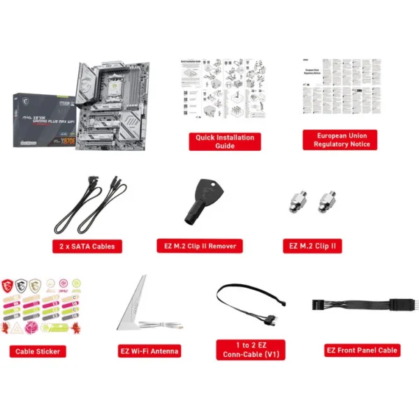 1771583059_IMG_2682514 MSI MAG X870E GAMING PLUS MAX WIFI AM5 ATX White Motherboard DDR5 Wi-Fi 7