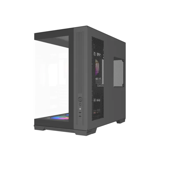 1773033378-V52.67-1024x1024 SAMA V52 ATX Mid Tower Gaming Case Dual Tempered Glass Panoramic 7x ARGB Fans USB-C - V52-BKADA7X1-GL