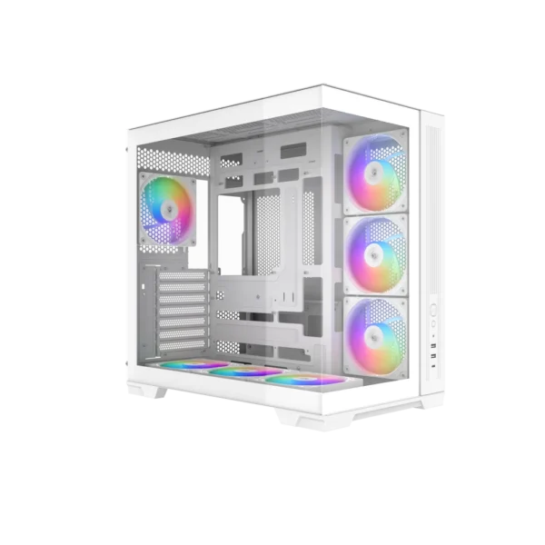 1773388622-V52.50-1024x1024 SAMA - V52 Mid-Tower ATX PC Case - Panoramic Dual Tempered Glass - 7x ARGB Fans - White - V52-WHADA7X1-GL