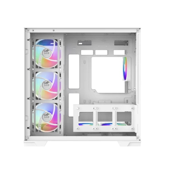 1773388631-V52.54-1024x1024 SAMA - V52 Mid-Tower ATX PC Case - Panoramic Dual Tempered Glass - 7x ARGB Fans - White - V52-WHADA7X1-GL