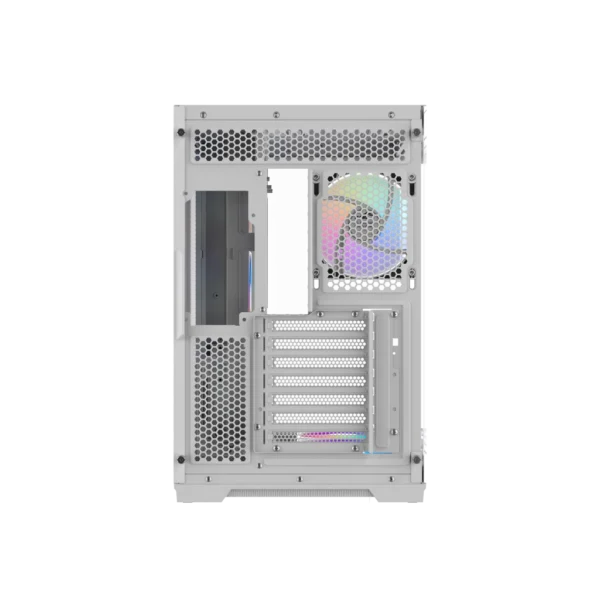 1773388634-V52.55-1024x1024 SAMA - V52 Mid-Tower ATX PC Case - Panoramic Dual Tempered Glass - 7x ARGB Fans - White - V52-WHADA7X1-GL