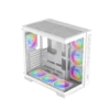 1773388637-V52.58-1024x1024 SAMA - V52 Mid-Tower ATX PC Case - Panoramic Dual Tempered Glass - 7x ARGB Fans - White - V52-WHADA7X1-GL