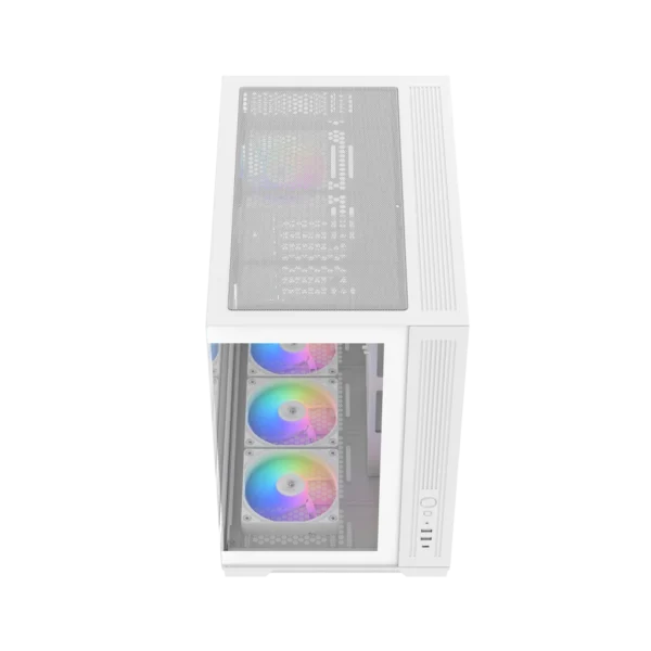 1773388640-V52.59-1024x1024 SAMA - V52 Mid-Tower ATX PC Case - Panoramic Dual Tempered Glass - 7x ARGB Fans - White - V52-WHADA7X1-GL