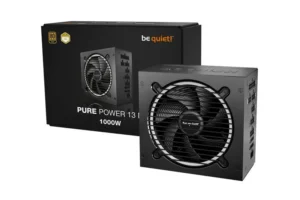 BE QUIET! Pure Power 13M 1000W ATX 3.1 Gold Fully Modular Power Supply with PCIe 5.1 Support & Silent Fan - BP028U2