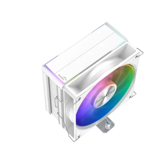 1_1_0fff428b-3c30-488b-a33b-06ce1abc1632 SAMA A40L White Single Tower ARGB CPU Air Cooler 240W TDP Hydro Bearing Fan - A40-WHWAYXOX-G