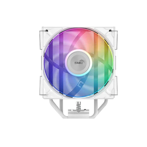 1_2_9051f5b5-ab21-476b-aad0-8514d6bdee2e SAMA A40L White Single Tower ARGB CPU Air Cooler 240W TDP Hydro Bearing Fan - A40-WHWAYXOX-G