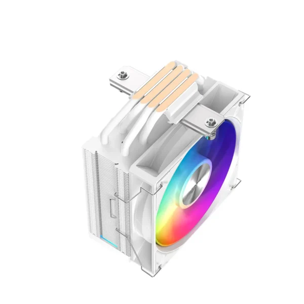1_6_41ace4a4-0194-4b11-a4a5-fd1d0d151fcb SAMA A40L White Single Tower ARGB CPU Air Cooler 240W TDP Hydro Bearing Fan - A40-WHWAYXOX-G