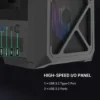 2AM-009W-000A6-06 SAMA S41 ATX Mid Tower Gaming Case High Airflow 12 Fan Support 4x ARGB Fans USB-C - S41-BKAMA4X1-GL