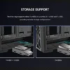 2AM-009W-000A6-09 SAMA S41 ATX Mid Tower Gaming Case High Airflow 12 Fan Support 4x ARGB Fans USB-C - S41-BKAMA4X1-GL