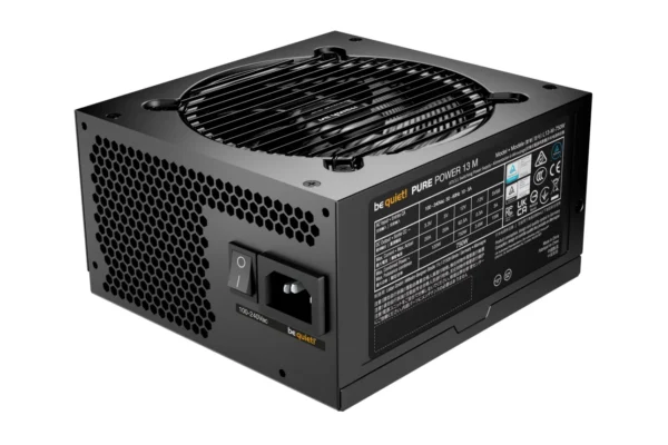 40126 BE QUIET! Pure Power 13M 750W ATX 3.1 Gold Fully Modular Power Supply with PCIe 5.1 Support & Silent Fan - BP026U2