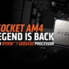 4921859-the-socket-am4-video AMD Ryzen 7 5800X3D 10th Anniversary Edition 8-Core 16-Thread 4.5GHz AM4 Desktop Processor 100-100000651POF