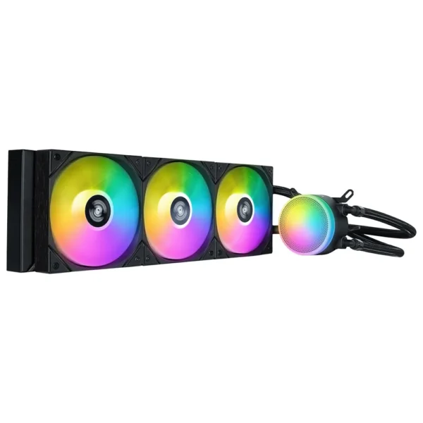SAMA L60 Black 360mm ARGB AIO Liquid CPU Cooling System PWM Fans Intel/AMD - L60-BKWAYXO3-G