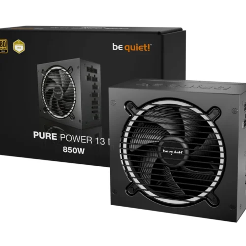 BE QUIET! Pure Power 13M 850W ATX 3.1 Gold Fully Modular Power Supply with PCIe 5.1 Support & Silent Fan - BP027U2