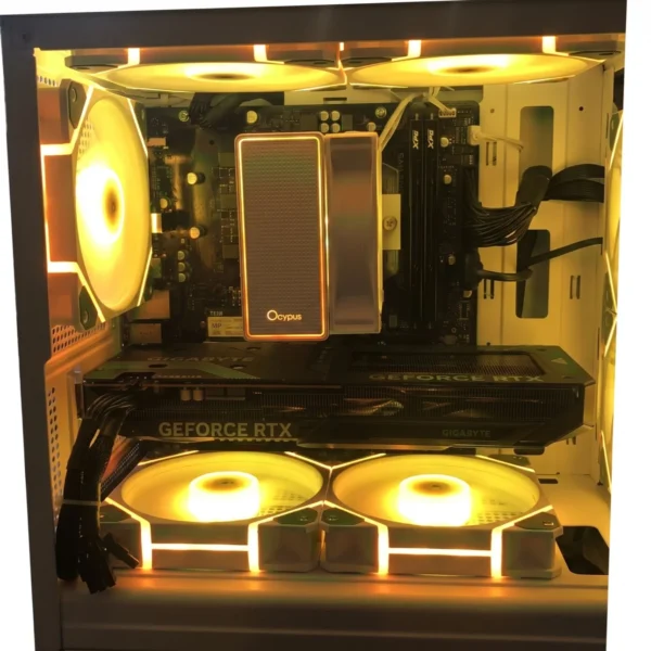 Opaline AMD Ryzen 5 7500F RTX 5050 8GB Entry Gaming & Productivity Desktop PC Package with 34-Inch Curved Monitor Opaline | AMD Ryzen 5 7500F RTX 5050 8GB Entry Gaming & Productivity Desktop PC Package with 34-Inch Curved Monitor