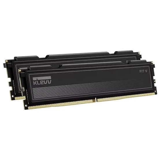 Klevv Fit V Black 32GB (2x16GB) DDR5-6000 CL28 Low Profile Desktop Memory KD5AGU880-60B280F