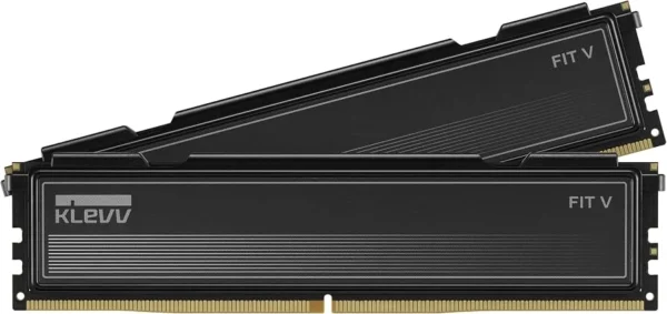 Klevv Fit V Black 32GB (2x16GB) DDR5-6000 CL28 Low Profile Desktop Memory KD5AGU880-60B280F