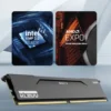 Klevv Bolt V 64GB (2x32GB) DDR5-6000 CL30 Charcoal Grey Low Profile Desktop Memory KD5BGUA80-60A300H