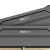 Klevv Bolt V 64GB (2x32GB) DDR5-6000 CL30 Charcoal Grey Low Profile Desktop Memory KD5BGUA80-60A300H