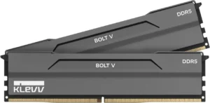 71P268tdh6L._AC_SL1500_ Klevv Bolt V 64GB (2x32GB) DDR5-6000 CL30 Charcoal Grey Low Profile Desktop Memory KD5BGUA80-60A300H