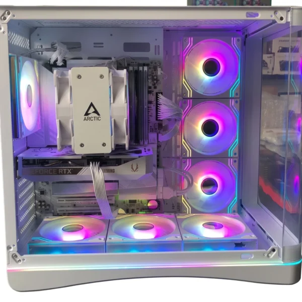 Monsoon Mid-Range White Edition 1080p and 1440p Gaming PC AMD Ryzen 5 9600X, RTX 5060 8GB, 16GB DDR5, 1TB Gen5 NVMe, Wi-Fi 7.. Monsoon | Mid-Range White Edition 1080p and 1440p Gaming PC: AMD Ryzen 5 9600X, RTX 5060 8GB, 16GB DDR5, 1TB Gen5 NVMe, Wi-Fi 7